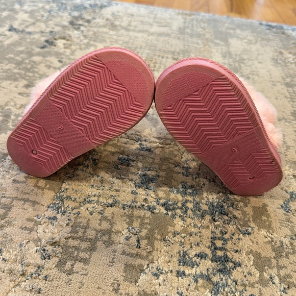 Pink Sequin Sparkle Lined Boots with Velcro Closure - Size 8 Toddler - Picture 6 of 7